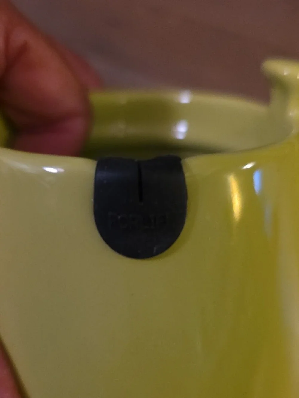 FORLIFE Ceramic Teabag Teapot with Lid and Handle in Bright Lime Green 12oz